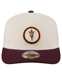 New Era Men's Cream/Maroon Arizona State Sun Devils Loyal Corduroy 9SEVENTY Adjustable Hat