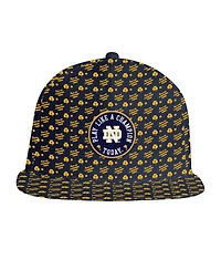 Under Armour Men's Navy Notre Dame Fighting Irish Gameday ArmourFuse Snapback Hat