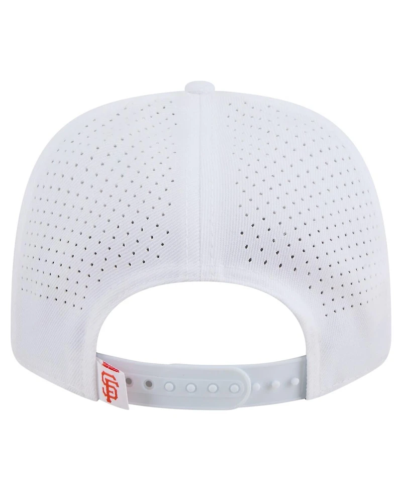 New Era Men's White San Francisco Giants Coolera 9SEVENTY Adjustable Hat