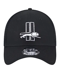 New Era Men's Black Detroit Lions Main Neo 39THIRTY Flex Hat