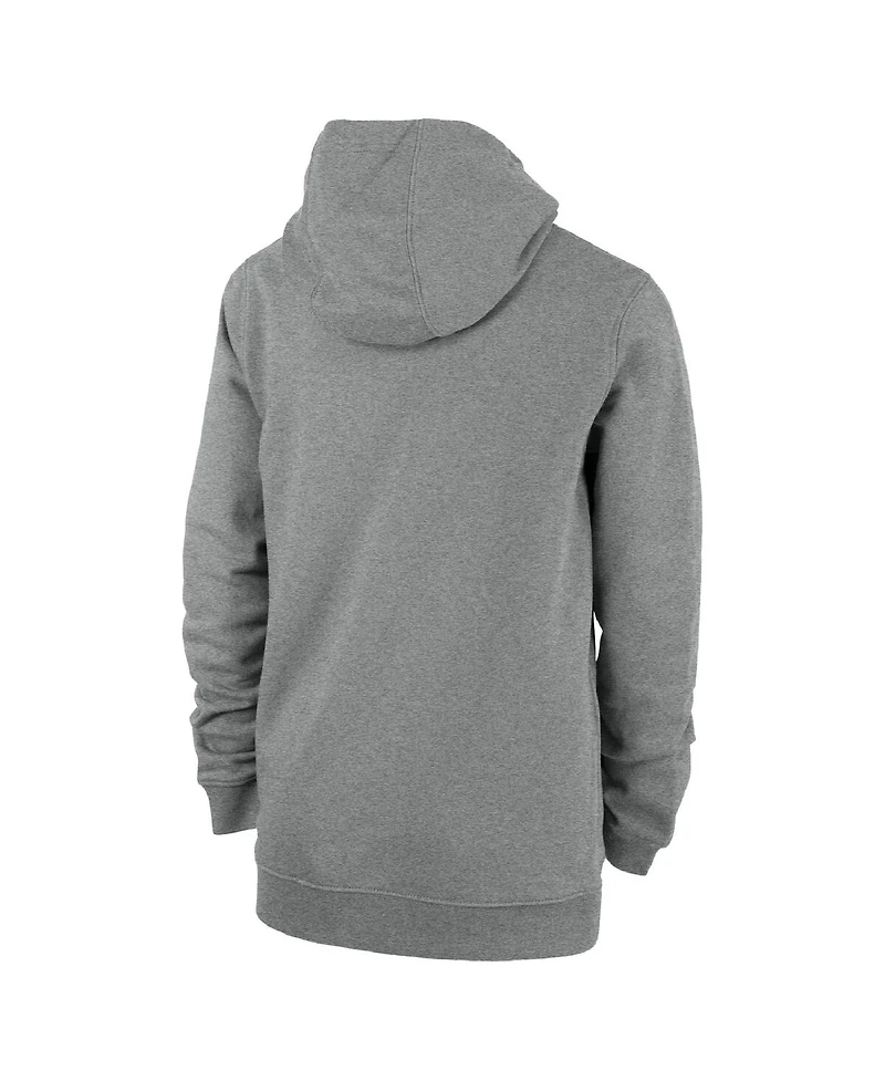 Nike Big Boys and Girls Gray Team Usa Primary Club Fleece Hoodie