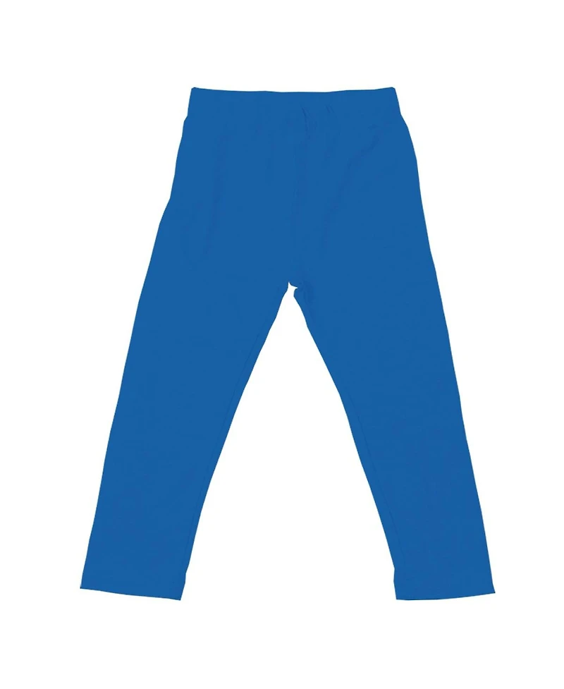 Wes & Willy Girls Toddler 2-Piece Oatmeal Ucla Bruins Ruffle Raglan Long Sleeve T-Shirt and Leggings Set