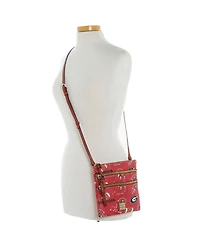 Dooney & Bourke Georgia Bulldogs Football Halftime Triple Zip Crossbody Bag