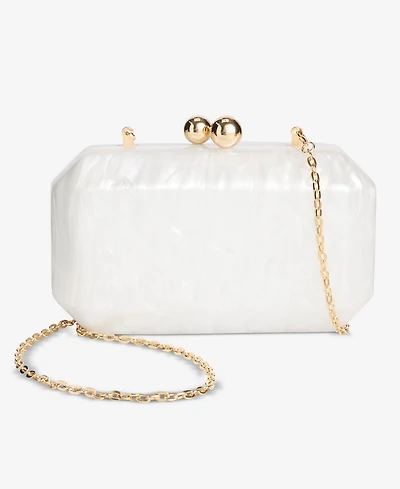 I.n.c. International Concepts Mini Acrylic Swirl Minaudiere Clutch, Macy's Exclusive - Acrylic