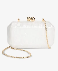 I.n.c. International Concepts Mini Acrylic Swirl Minaudiere Clutch, Macy's Exclusive - Acrylic