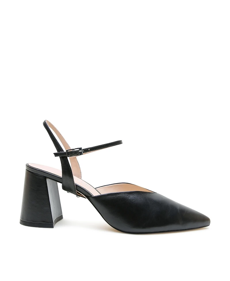 Alterre Women's Black Suede Jackie Customizable Platform