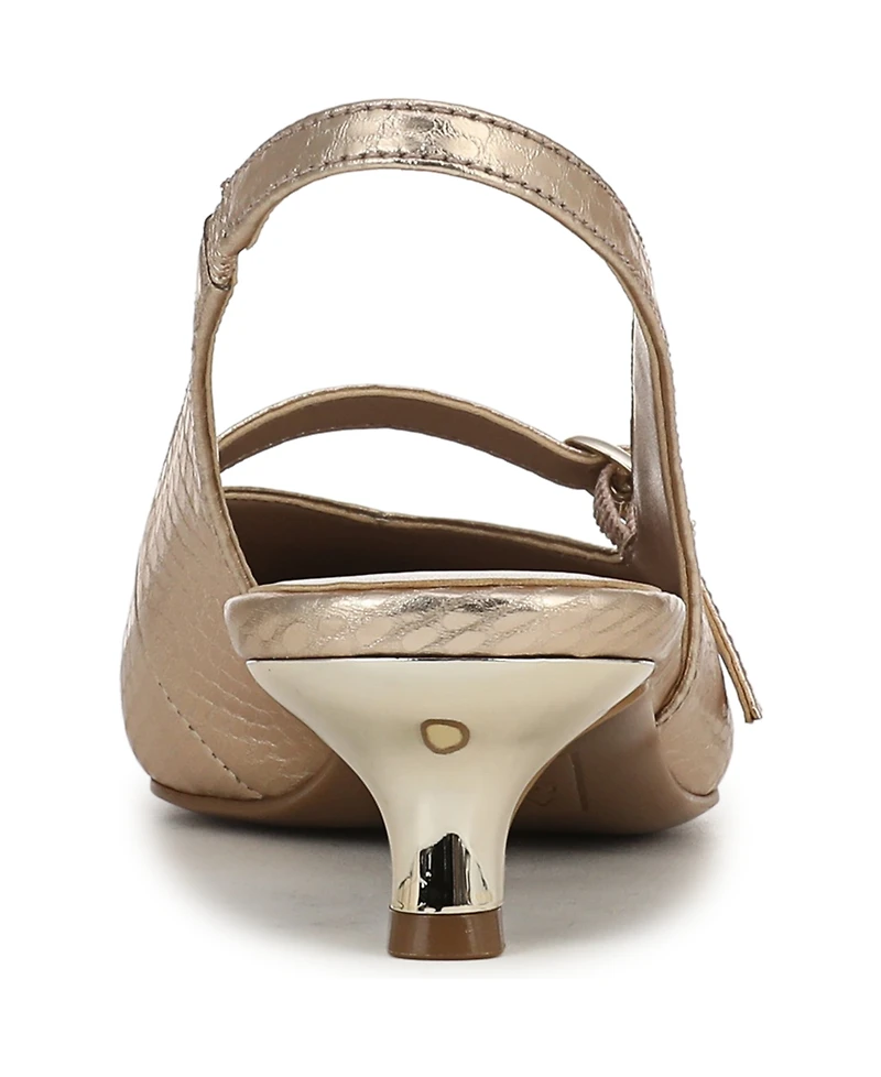 Naturalizer Women's Grayson Pointed Toe Kitten Heel Slingback Pumps