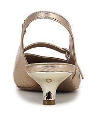 Naturalizer Women's Grayson Pointed Toe Kitten Heel Slingback Pumps