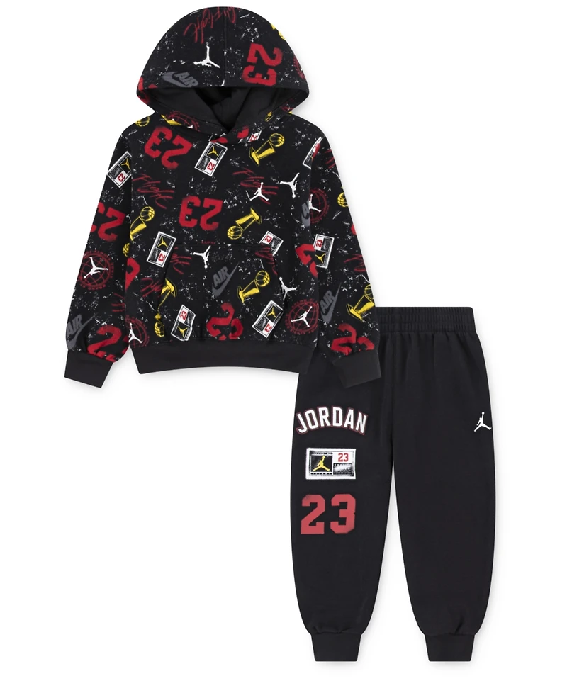 Jordan Baby Boys Street Champ Pull-On Hoodie and Joggers, 2-Piece Set