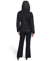 Calvin Klein Women's Stand Collar Lined Puffer Jacket