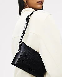 Radley London Pockets Faux Croc Mini Zip Top Shoulder Bag