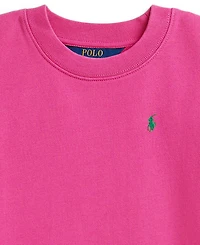 Polo Ralph Lauren Girls 2T-6X Striped Skirt Loop Back Fleece Dress