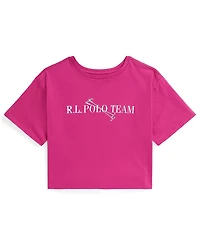 Polo Ralph Lauren Girls 7-16 Graphic Printed Boxy Short-Sleeve T-Shirt