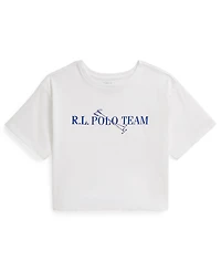 Polo Ralph Lauren Girls 7-16 Graphic Printed Boxy Short-Sleeve T-Shirt