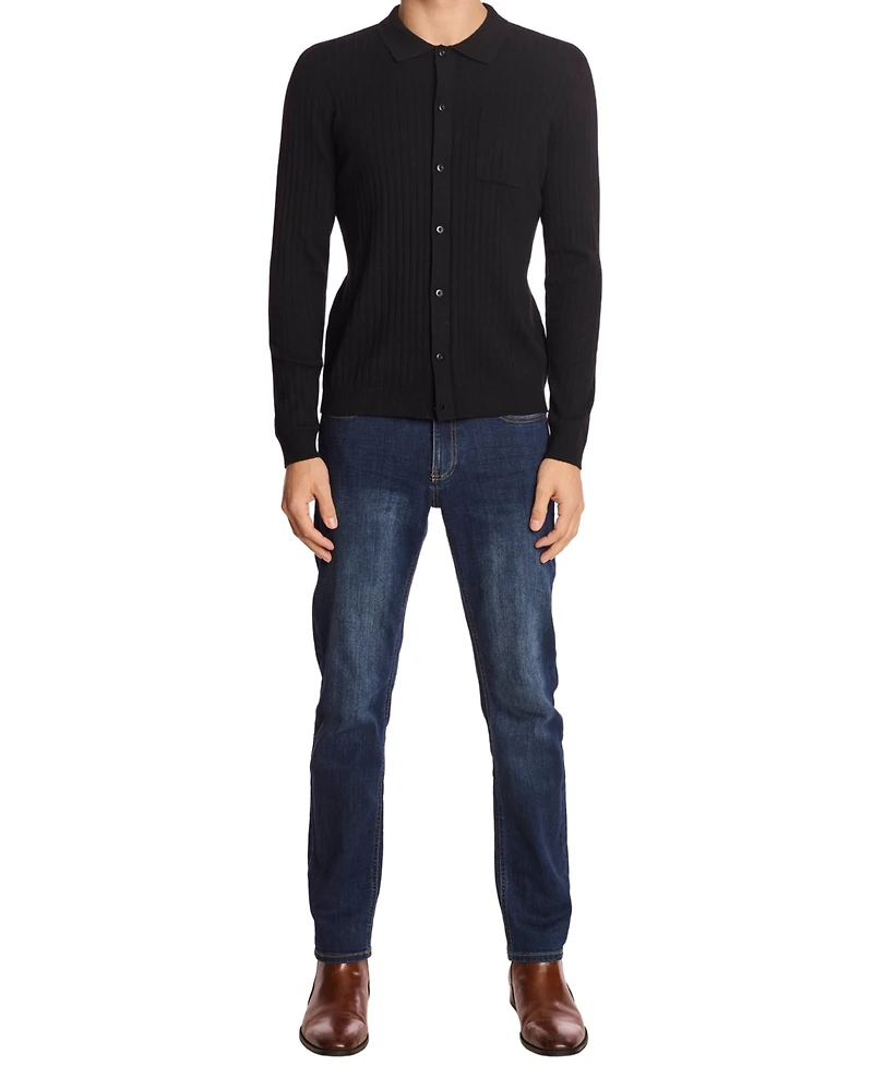 Paisley & Gray Men's Full Placket Polo Shirt