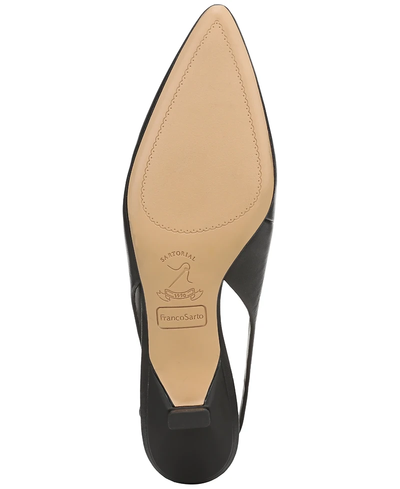 Franco Sarto Women's Pura Pointed Toe Slingback Pumps