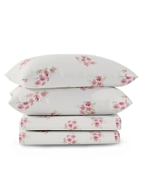 Color Sense Brushed Cool Crisp Percale Printed 3-Pc. Sheet Set, Twin Xl