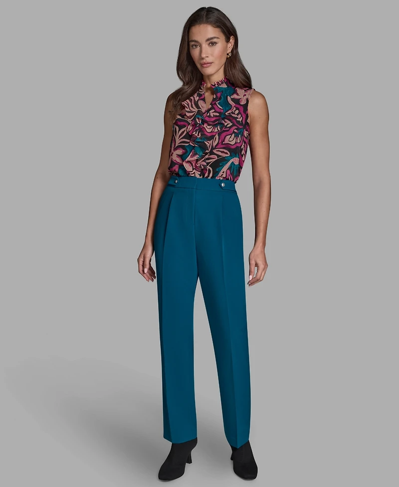 Bcbg Women's High-Rise Wide-Leg Pants