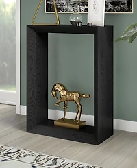 Hudson & Canal Osmond 22" Wood Wide Rectangular Console Table