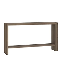 Hudson & Canal Osman 55" Wood Wide Rectangular Console Table
