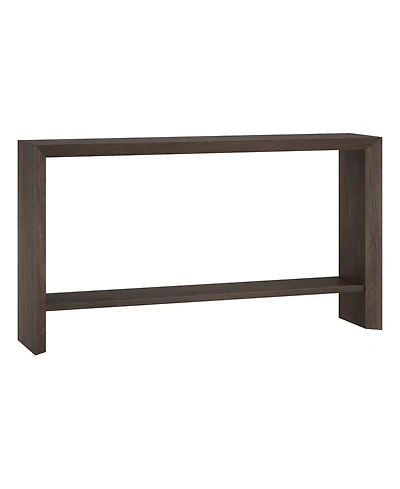 Hudson & Canal Osman 55" Wood Wide Rectangular Console Table