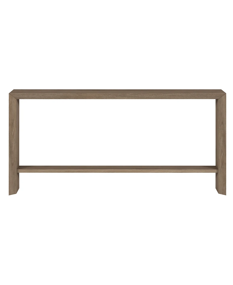 Hudson & Canal Osman 64" Wood Wide Rectangular Console Table