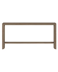 Hudson & Canal Osman 64" Wood Wide Rectangular Console Table