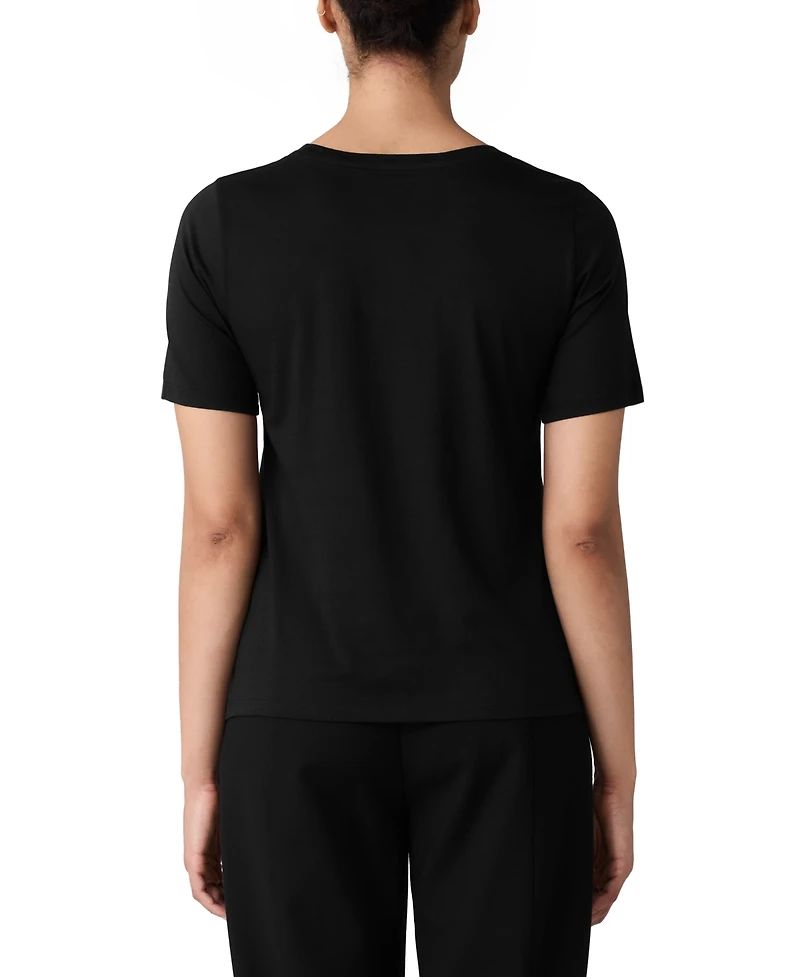 Eileen Fisher Women's Round Neck T-Shirt