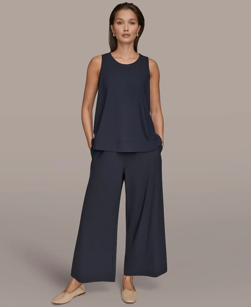 Donna Karan Weekend Women's Tricot Knit Sleeveless Top Clone