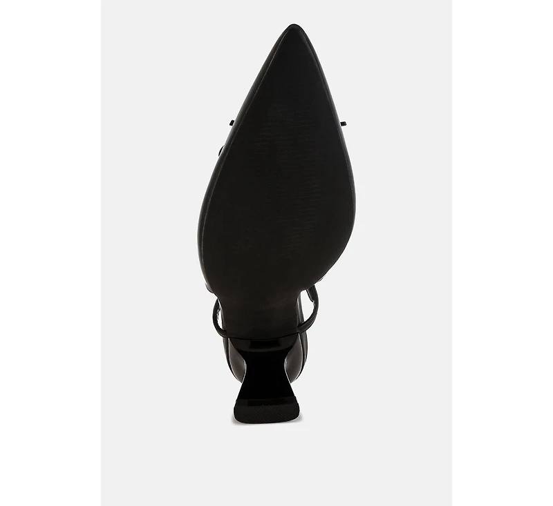 Danvers Kitten Heel Pointy Slingbacks