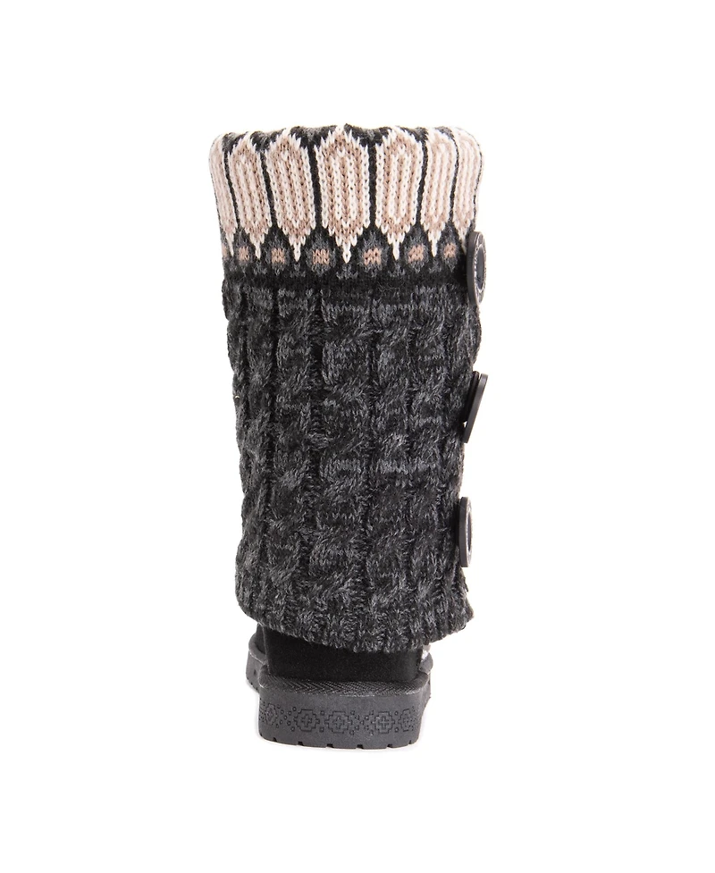 Muk Luks Men's Christopher Slippers, Dark Sapphire/Pewter, Large