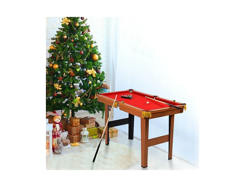 48 Inch Mini Table Top Pool Table Game Billiard Set