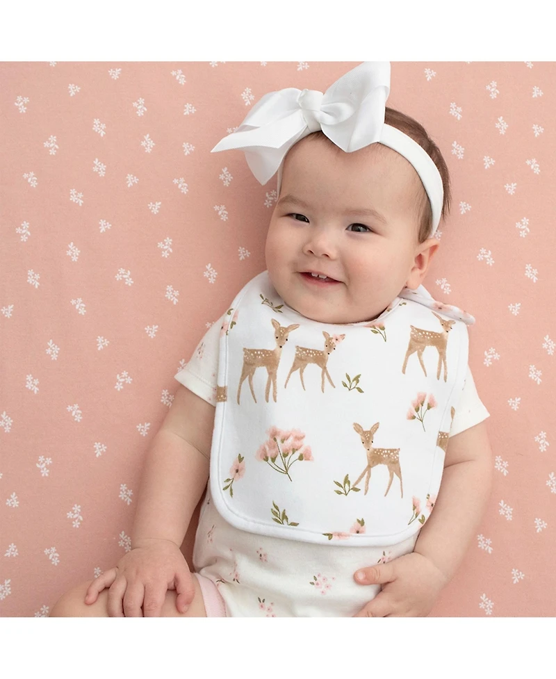 Living Textiles Cotton Jersey Fitted Sheet - Dusty Rose