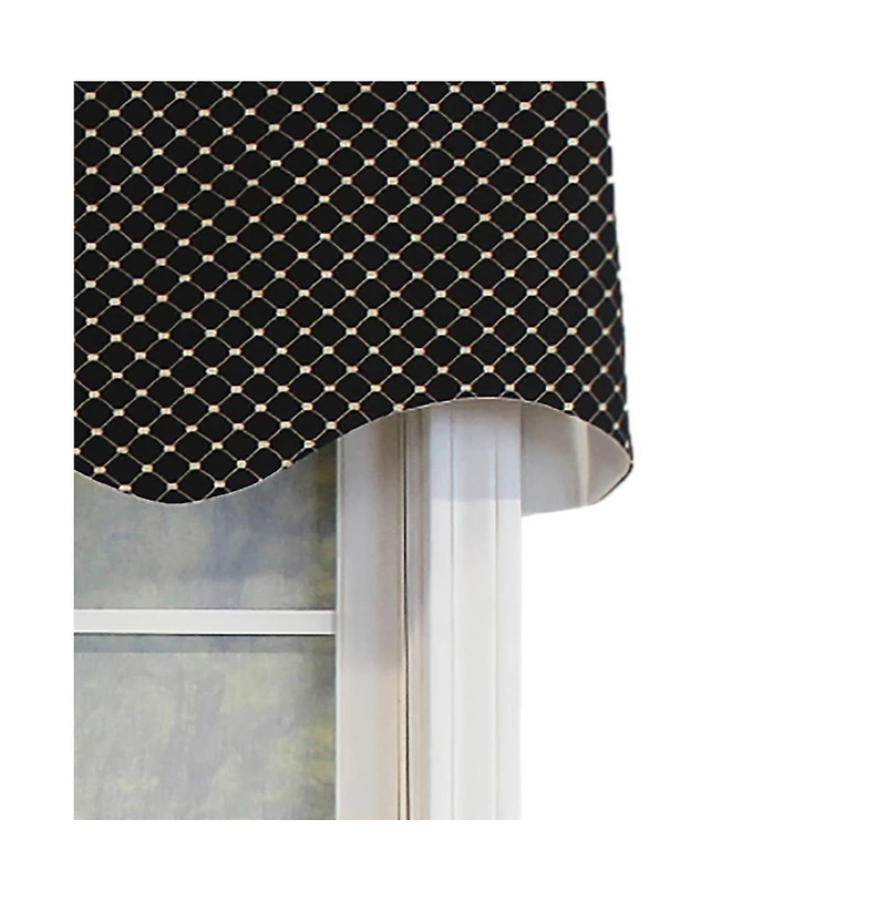 Rlf Home Passat Regal Valance Gold. 3" Rod Pocket 50"W x 17"L