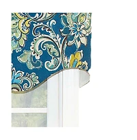 Rlf Home Sconset Rega Style 3" Rod Pocket Valance 50" x 17" Pacific by Rlf Home