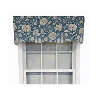 Rlf Home Luxurious Modern Design Classic Basanti Petticoat Style Window Valance 50" x 15" Pine
