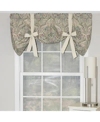 Rlf Home Lady Queen Tailored 100% Cotton with Fully Lined 3" Rod Pocket Valnance for Windows 50" x 20" Multi