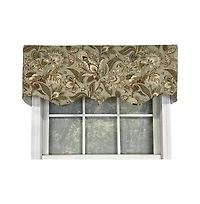 Valdosta Regal Style All Season 3" Rod Pocket Valance 50" x 17" Mist by Rlf Home