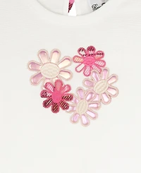 Rare Editions Girls 4T-6X Shacket, T-Shirt, and Leggings, 3-Piece Set