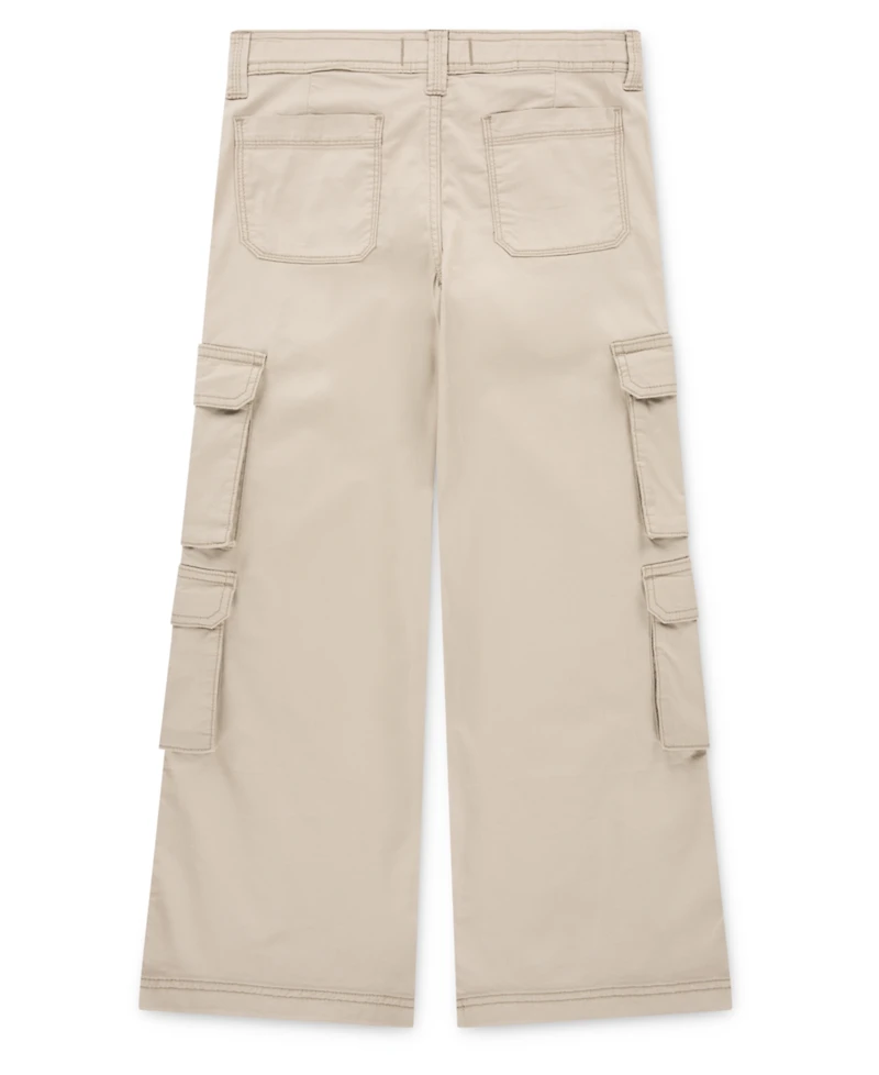 abercrombie kids Girls 5–18 Wide-Leg Twill Cargo Pants
