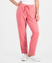 Style & Co Petite Yummy Fleece Pants, Created for Macy's