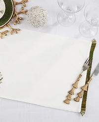 Saro Lifestyle Christmas Trees Placemat, Set of 4
