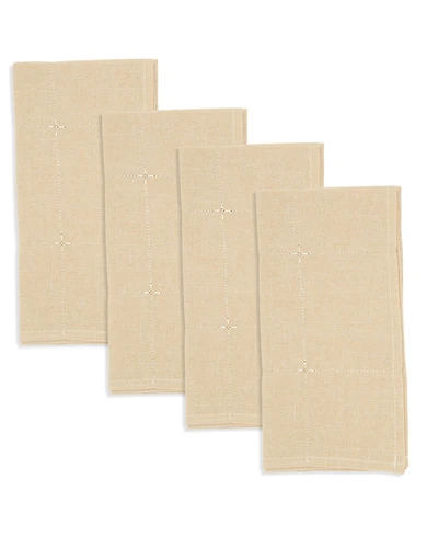 Saro Lifestyle Embroidered Napkin, Set of 4