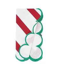 Saro Lifestyle Scalloped Napkin, Set of 4