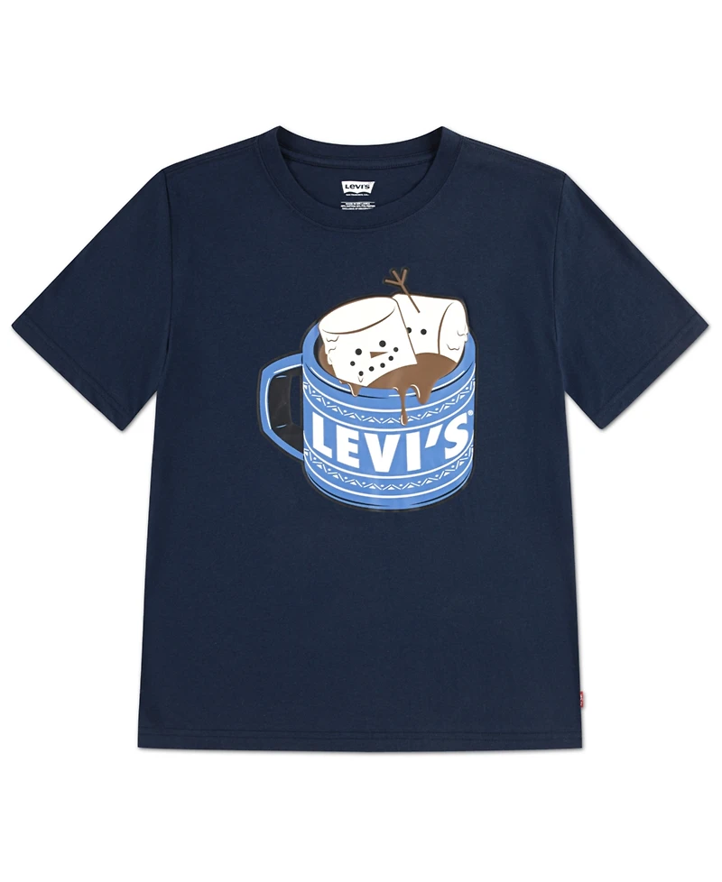Levi's Boys 2T-7 Short-Sleeve Graphic Hot Chocolate T-Shirt