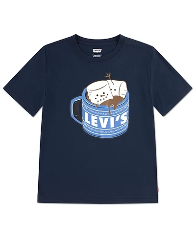 Levi's Boys 2T-7 Short-Sleeve Graphic Hot Chocolate T-Shirt