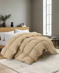 Unikome Heavyweight Goose Down Fiber Comforter, California King