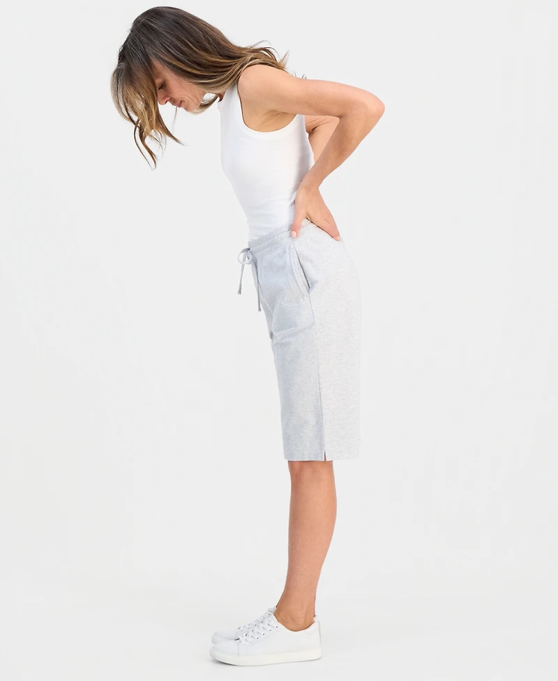 Style & Co Petite Mid-Rise Pull-On Shorts, Macy's Exclusive