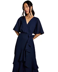 Coast Women's Angel Sleeve Bridesmaid Maxi Dress