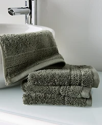 Oake Organic Cotton 4-Pk. Washcloth, Exclusively at Macy's